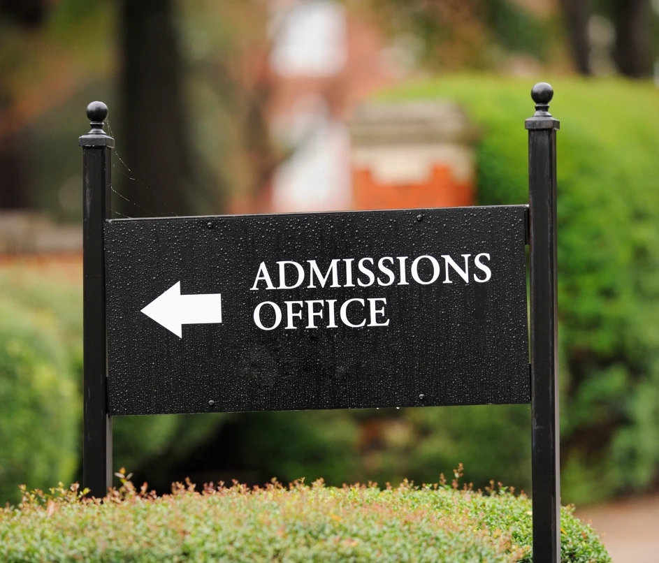Admission documents prepared for online submission